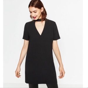 💛Zara cut out neck dress